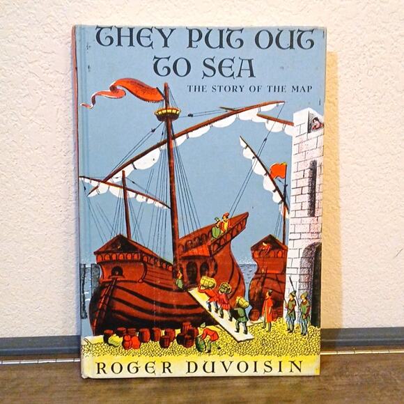 They put out to see the story of the map by Roger Duvoisin 1944 library binding - Picture 1 of 10